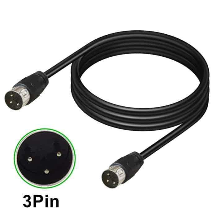 DIN-Stecker auf Stecker, 3-polig, Signalübertragung für Fernseher, DVD-Player, Adapterkabel., 0.5m, 1m, 1.5m, 3m, 5m – Bild 3