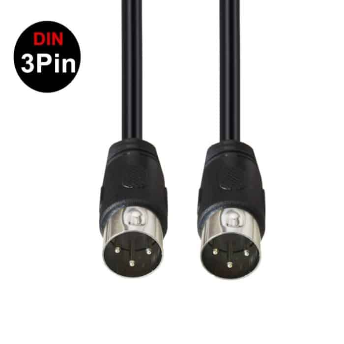 DIN-Stecker auf Stecker, 3-polig, Signalübertragung für Fernseher, DVD-Player, Adapterkabel., 0.5m, 1m, 1.5m, 3m, 5m – Bild 4