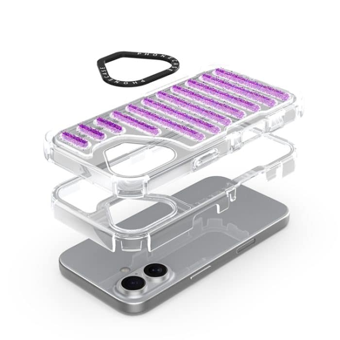 Capsule Glitter TPU Hybrid PC Airbag-Telefonhülle, For iPhone 16 Pro Max, For iPhone 16 Pro, For iPhone 16 Plus, For iPhone 16 – Bild 6