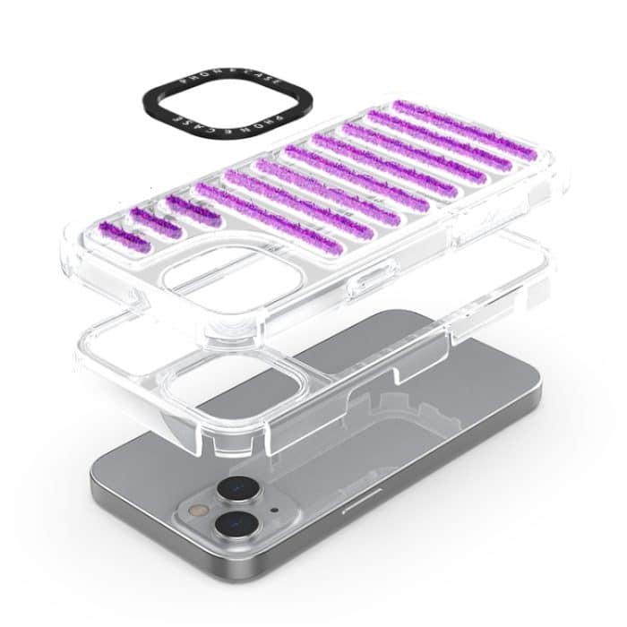 Capsule Glitter TPU Hybrid PC Airbag-Telefonhülle, For iPhone 14 / 13, For iPhone 14 Pro, For iPhone 14 Pro Max, For iPhone 13 Pro Max – Bild 6