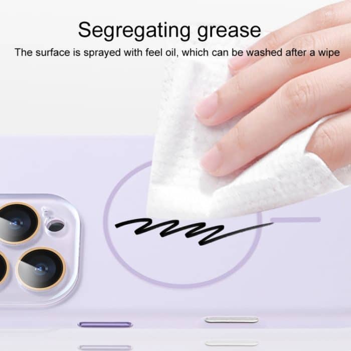 AG Fine Hole Liquid Silicone MagSafe Magnetische Telefonhülle, For iPhone 16 Pro Max, For iPhone 16 Pro – Bild 5