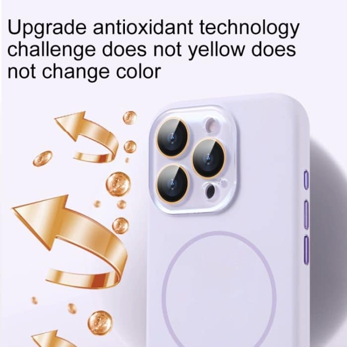 AG Fine Hole Liquid Silicone MagSafe Magnetische Telefonhülle, For iPhone 16 Plus, For iPhone 16 – Bild 6