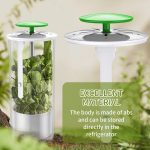 Aufbewahrungsbox für Kräuter und Koriander, Gemüse, Frischhaltebehälter, 31 x 12cm – Bild 5