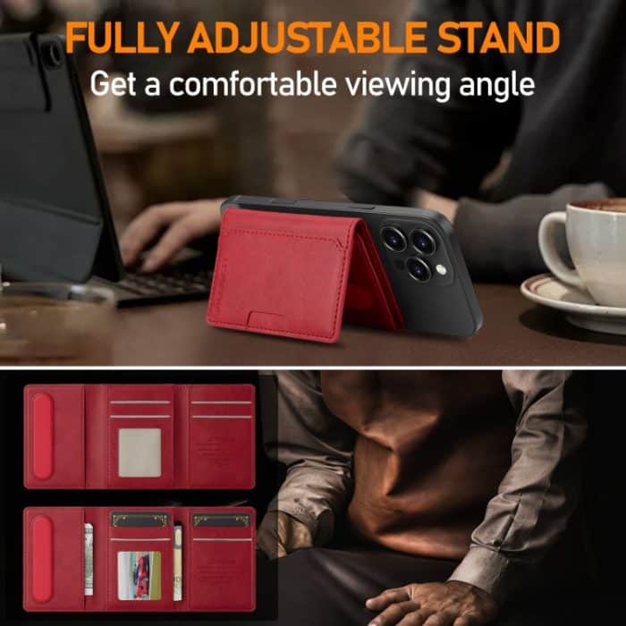 LC.IMEEKE 5-Karten MagSafe RFID Lederkartentasche – Bild 4