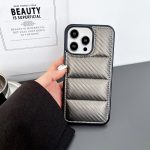 Telefonhülle mit Daunenjacke und Kohlefaserstruktur, For iPhone 12, For iPhone 12 Pro Max, For iPhone 12 Pro, For iPhone 11 Pro Max, For iPhone 11 – Bild 5