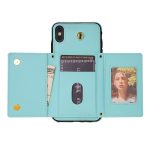 Dreifach gefaltete Handyhülle mit Kartenfach und langem Umhängeband, For iPhone XR, For iPhone XS Max – Bild 4