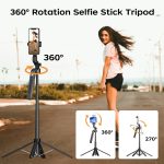 FUNSNAP A6 360 Grad Al Gimbal Selfie Stick Smart Face Tracking Integriertes Stativ, A6 – Bild 7