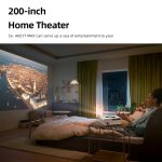 AUN AKEY7 MAX 1920x1080P HD Android LCD-Projektor, US Plug, UK Plug, EU Plug, AU Plug – Bild 4