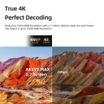 AUN AKEY7 MAX 1920x1080P HD Android LCD-Projektor, US Plug, UK Plug, EU Plug, AU Plug – Bild 7