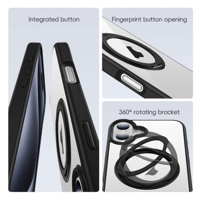 Hochtransparente, um 360 Grad drehbare Halterung für MagSafe-Telefonhülle, For iPhone 15 Pro Max, For iPhone 15 Pro, For iPhone 15, For iPhone 14 – Bild 3