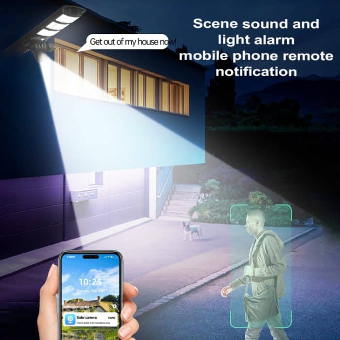 Solar-WiFi-Version der XA-Serie zur Überwachung von Straßenlaternen-HD-Außenkameras, No SD Card, 64GB SD Card, 128GB SD Card – Bild 12