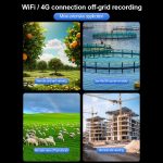 Solar-WiFi-Version der XA-Serie zur Überwachung von Straßenlaternen-HD-Außenkameras, No SD Card, 64GB SD Card, 128GB SD Card – Bild 13