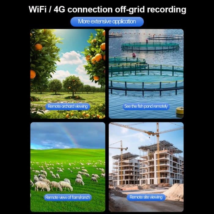 Solar-WiFi-Version der XA-Serie zur Überwachung von Straßenlaternen-HD-Außenkameras, No SD Card, 64GB SD Card, 128GB SD Card – Bild 13