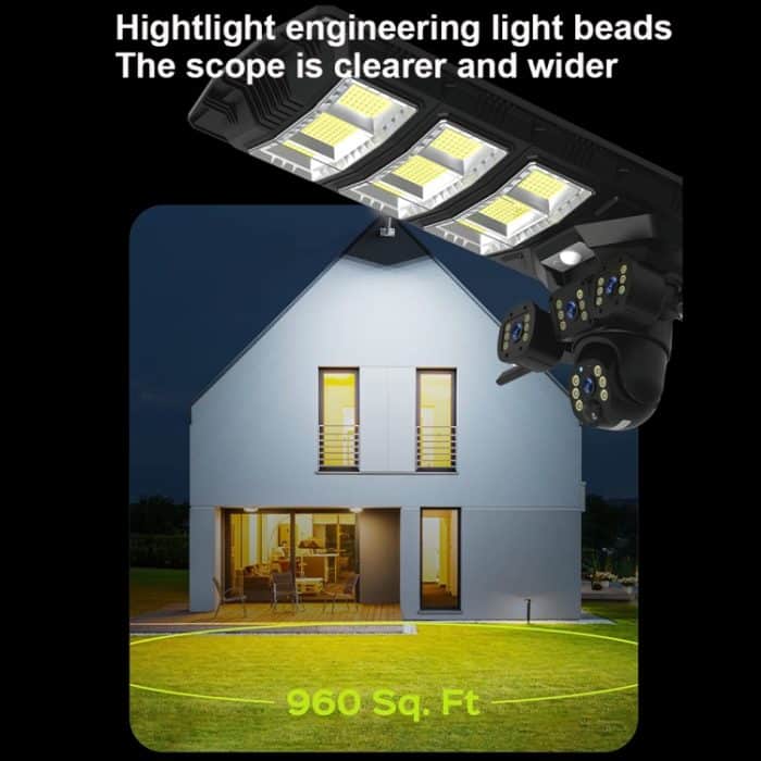 Solar-WiFi-Version der XA-Serie zur Überwachung von Straßenlaternen-HD-Außenkameras, No SD Card, 64GB SD Card, 128GB SD Card – Bild 6