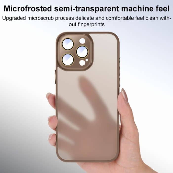 Nano Halbtransparente Telefonhülle mit mattiertem Hautgefühl, For iPhone 16, For iPhone 15 Pro Max, For iPhone 15 Pro – Bild 4