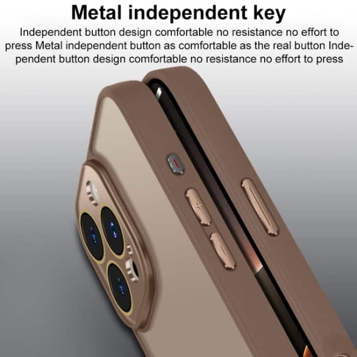 Nano Halbtransparente Telefonhülle mit mattiertem Hautgefühl, For iPhone 15 Plus, For iPhone 15, For iPhone 14 – Bild 5