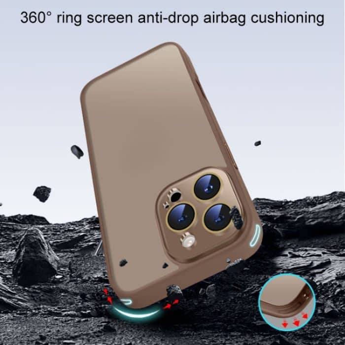 Nano Halbtransparente Telefonhülle mit mattiertem Hautgefühl, For iPhone 14 Pro, For iPhone 14 Pro Max, For iPhone 13 Pro Max – Bild 9