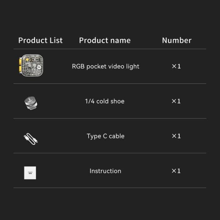 FUNSNAP Pocket Vollfarb-RGB-Video-Shot-Fülllicht, Pocket Fill Light – Bild 11