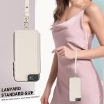 RFID-Telefonhülle aus Leder mit doppeltem Reißverschluss und kurzem Umhängeband, For iPhone SE 2022 / 2020 / 8, For iPhone 13 Pro Max, For iPhone 13 Pro – Bild 6