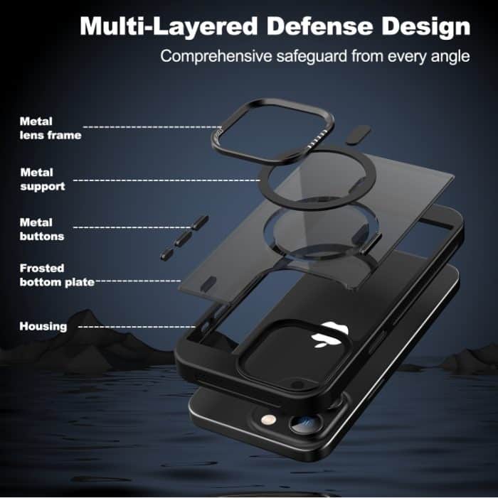 Honeycomb Cooling MagSafe-Telefonhülle, For iPhone 16 Pro Max, For iPhone 16 Pro, For iPhone 16 Plus, For iPhone 16 – Bild 2