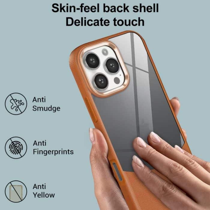 Litschi Textur TPU Hybrid Acryl Handyhülle, For iPhone 16 Pro Max, For iPhone 16 Pro, For iPhone 16 Plus, For iPhone 16, For iPhone 15 Pro Max, For iPhone 15 Pro – Bild 4