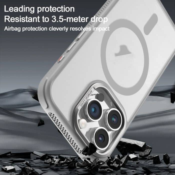 Hardware-Seitenkühlung, Hautgefühl, mattierter Metalllinsenrahmen, MagSafe-Telefonhülle, For iPhone 12, For iPhone 12 Pro Max, For iPhone 12 Pro – Bild 4