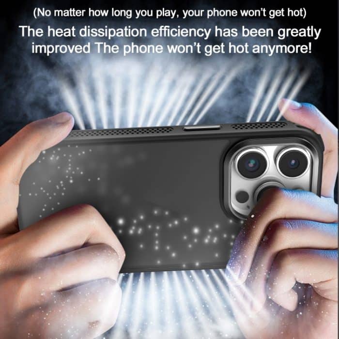 Hardware-Seitenkühlung Hautgefühl Mattiertes Metalllinsenrahmen-Telefongehäuse, For iPhone 13 Pro Max, For iPhone 13 Pro, For iPhone 13 – Bild 8