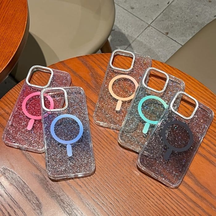 Blink Series MagSafe Magnetische IMD-Telefonhülle mit Metalllinsenrahmen, For iPhone 14 Pro, For iPhone 14 Pro Max, For iPhone 13 Pro Max, For iPhone 13 Pro – Bild 2