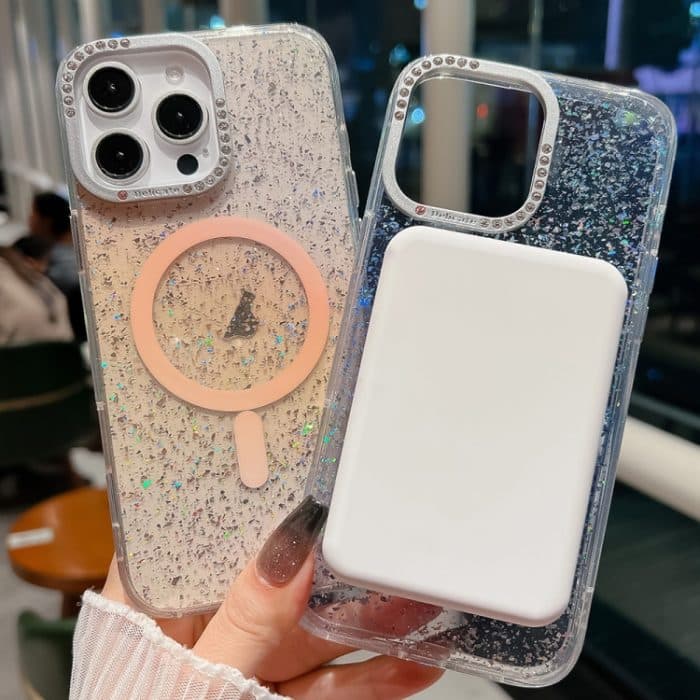 Blink Series MagSafe Magnetische IMD-Telefonhülle mit Metalllinsenrahmen, For iPhone 15 Pro Max, For iPhone 15 Pro, For iPhone 15, For iPhone 14 – Bild 7