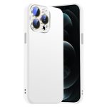 Nano-Linsenabdeckung – Flüssigsilikon-Telefonhülle, For iPhone 12 Pro Max, For iPhone 12 Pro