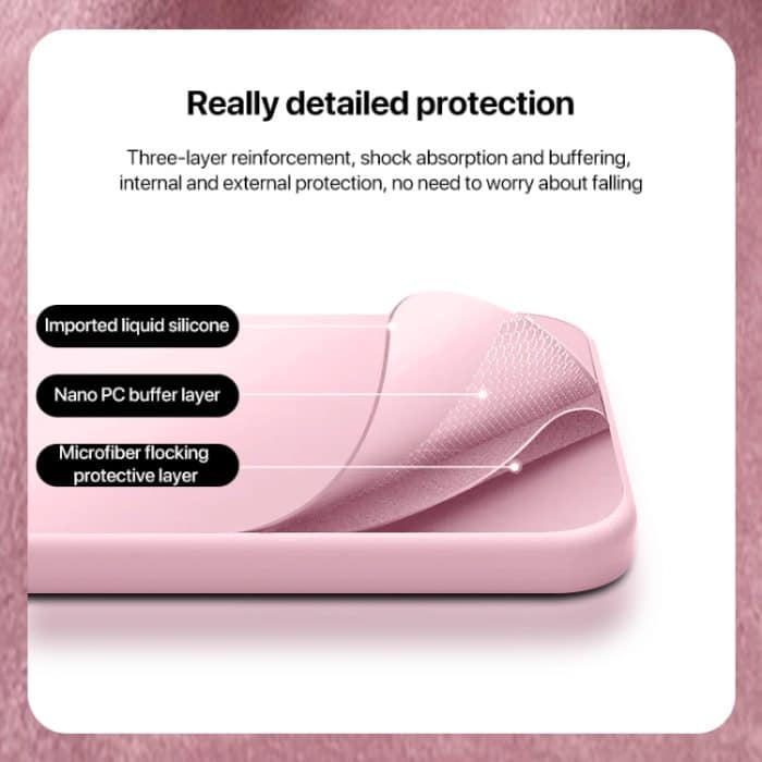 Nano-Linsenabdeckung – Flüssigsilikon-Telefonhülle, For iPhone 15 Plus, For iPhone 15 – Bild 7