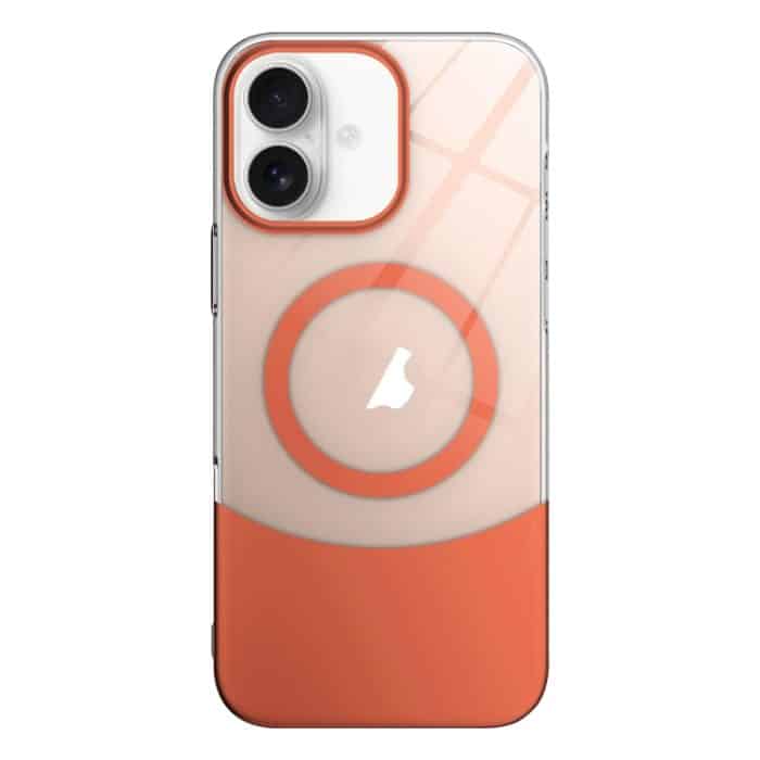 EDA007419104A.jpg Schlanke, transparente MagSafe PC-Telefonhülle mit Farbkontrast, For iPhone 16, For iPhone 15 Pro Max, For iPhone 15 Pro – Bild 1