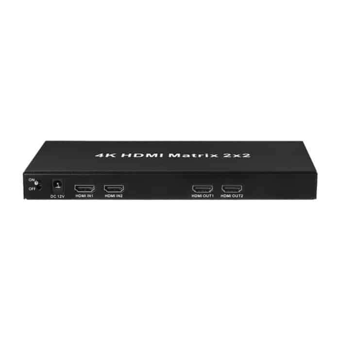 Measy MT4322 4K 30Hz 2 In 2 Out HDMI Matrix Switch unterstützt nahtloses Umschalten, EU Plug, US Plug, UK Plug, AU Plug – Bild 1