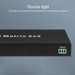 Measy MT4322 4K 30Hz 2 In 2 Out HDMI Matrix Switch unterstützt nahtloses Umschalten, EU Plug, US Plug, UK Plug, AU Plug – Bild 6