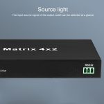 Measy MT4342 4K 30Hz 4 In 2 Out HDMI Matrix Switch unterstützt nahtloses Umschalten, EU Plug, US Plug, UK Plug, AU Plug – Bild 6