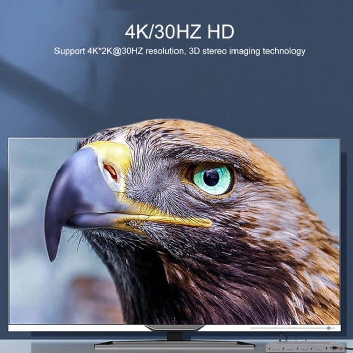 Measy MT4344 4K 30Hz 4 In 4 Out HDMI Matrix Switch unterstützt nahtloses Umschalten, EU Plug, US Plug, UK Plug, AU Plug – Bild 3