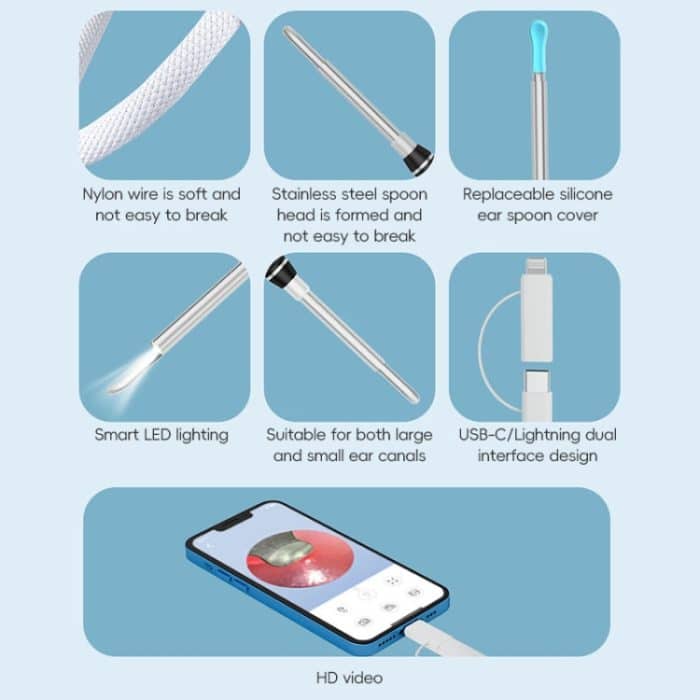 NK-5101 HD Smart Visual Ohrlöffel – Bild 7