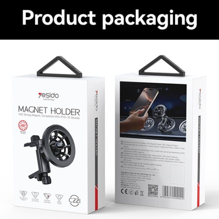 Yesido C221 MagSafe Magnetische Telefonhalterung für die Autolüftung, C221 – Bild 12