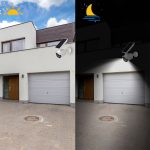 Solar-Wandleuchte mit Überwachungskamera zur Simulation der menschlichen Körperwahrnehmung – Bild 10