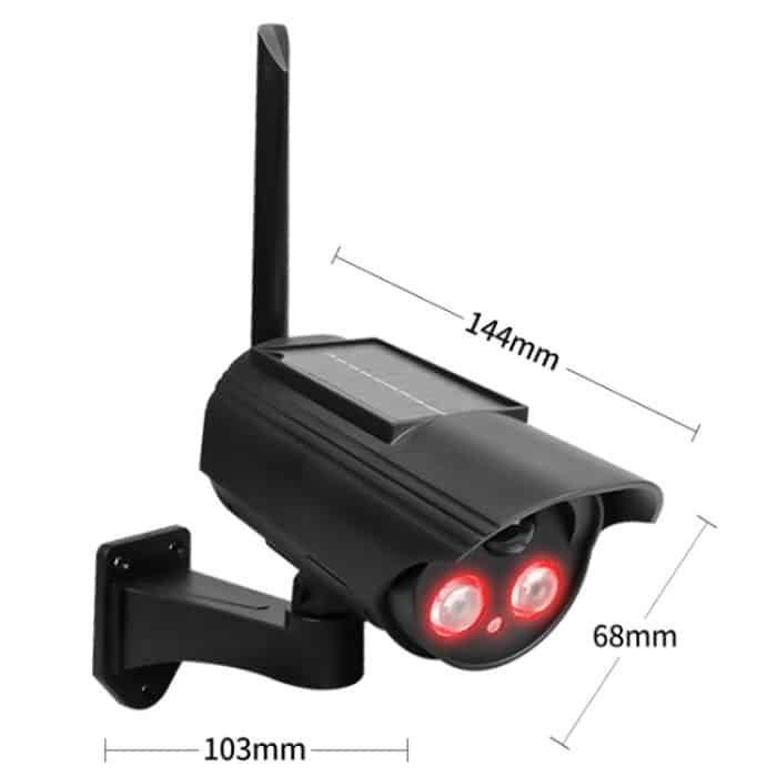 Automatische Rotation Menschlicher Körper Sensing Simulation Überwachungskamera Solar Wandleuchte – Bild 2