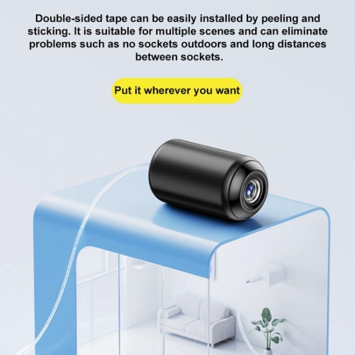 Kabellose WLAN-Überwachungskamera für den Innenbereich mit HD-Nachtsicht, without, 32GB, 64GB, 128GB – Bild 4