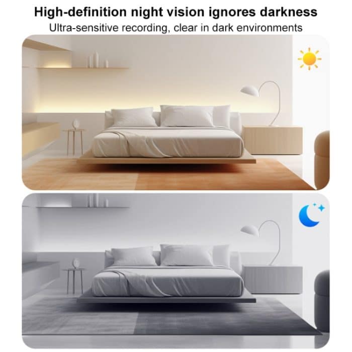 Kabellose WLAN-Überwachungskamera für den Innenbereich mit HD-Nachtsicht, without, 32GB, 64GB, 128GB – Bild 7