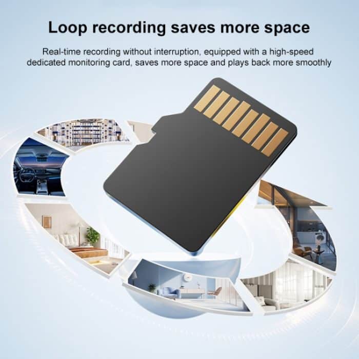 Kabellose WLAN-Überwachungskamera für den Innenbereich mit HD-Nachtsicht, without, 32GB, 64GB, 128GB – Bild 9