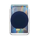 Transparente PC-Magnetkartentasche mit 360 Grad drehbarem Ringhalter