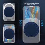 Transparente PC-Magnetkartentasche mit 360 Grad drehbarem Ringhalter – Bild 5