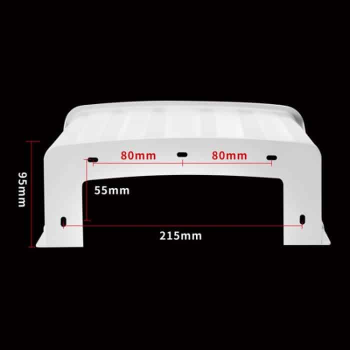 Regenfeste, sonnenfeste und staubdichte Kunststoffabdeckung für den Außenbereich für Überwachungskameras – Bild 4