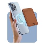 Zweifach drehbarer Telefonhalter MagSafe Lederkartentasche, Two-fold Rotating – Bild 3