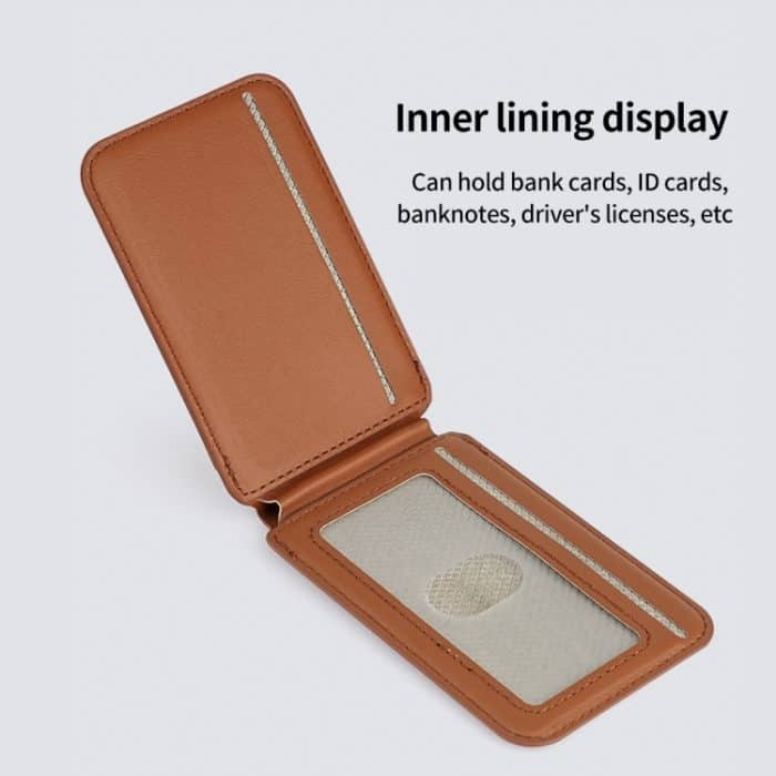 Zweifach drehbarer Telefonhalter MagSafe Lederkartentasche, Two-fold Rotating – Bild 7