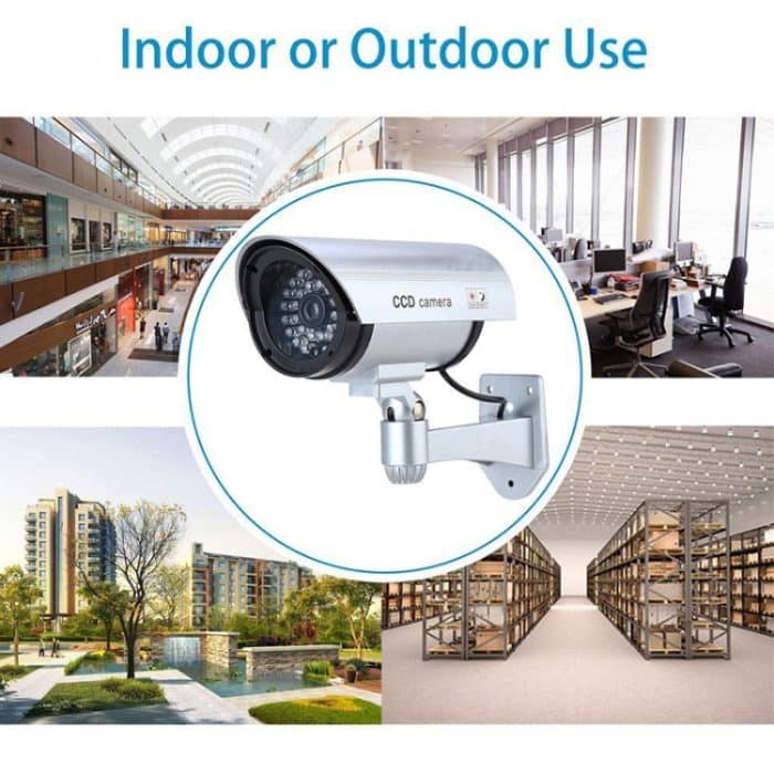 Wasserdichte Simulationsüberwachungskamera mit LED-Blitzlicht – Bild 6