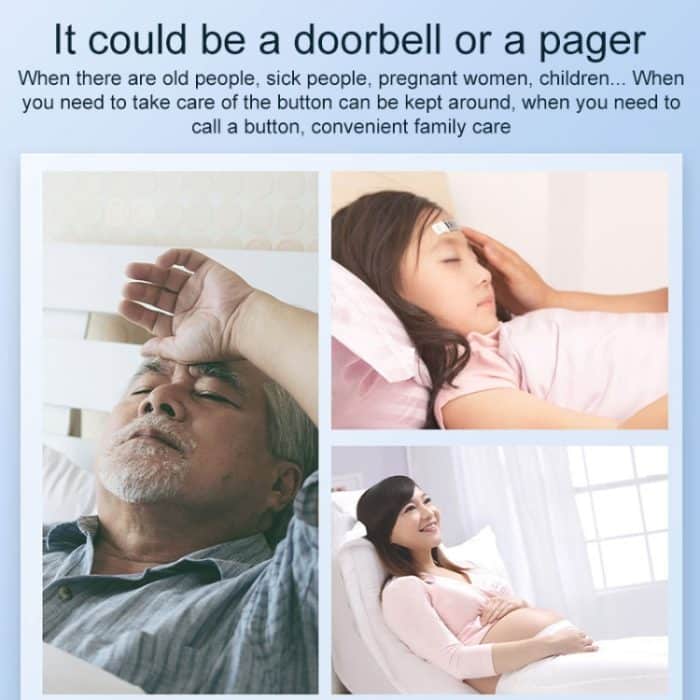 A20 Pro Plug-in-freie wasserdichte wiederaufladbare kabellose Türklingel mit großer Reichweite, A20 Pro (EU Plug) – Bild 6